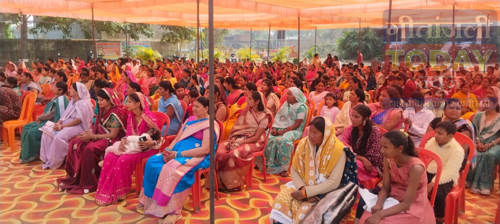 सरस्वती विद्या मंदिर में सप्तशक्ति संगम संपन्न: 445 महिलाओं की उपस्थिति में नारी शक्ति को समर्पित कार्यक्रम