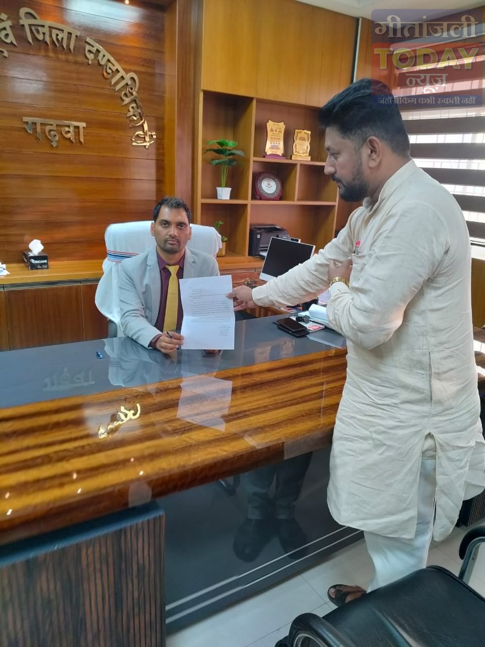 कड़ाके की ठंड को लेकर समाजसेवी मारुति नंदन सोनी ने डीसी से की अलाव व कंबल वितरण की मांग