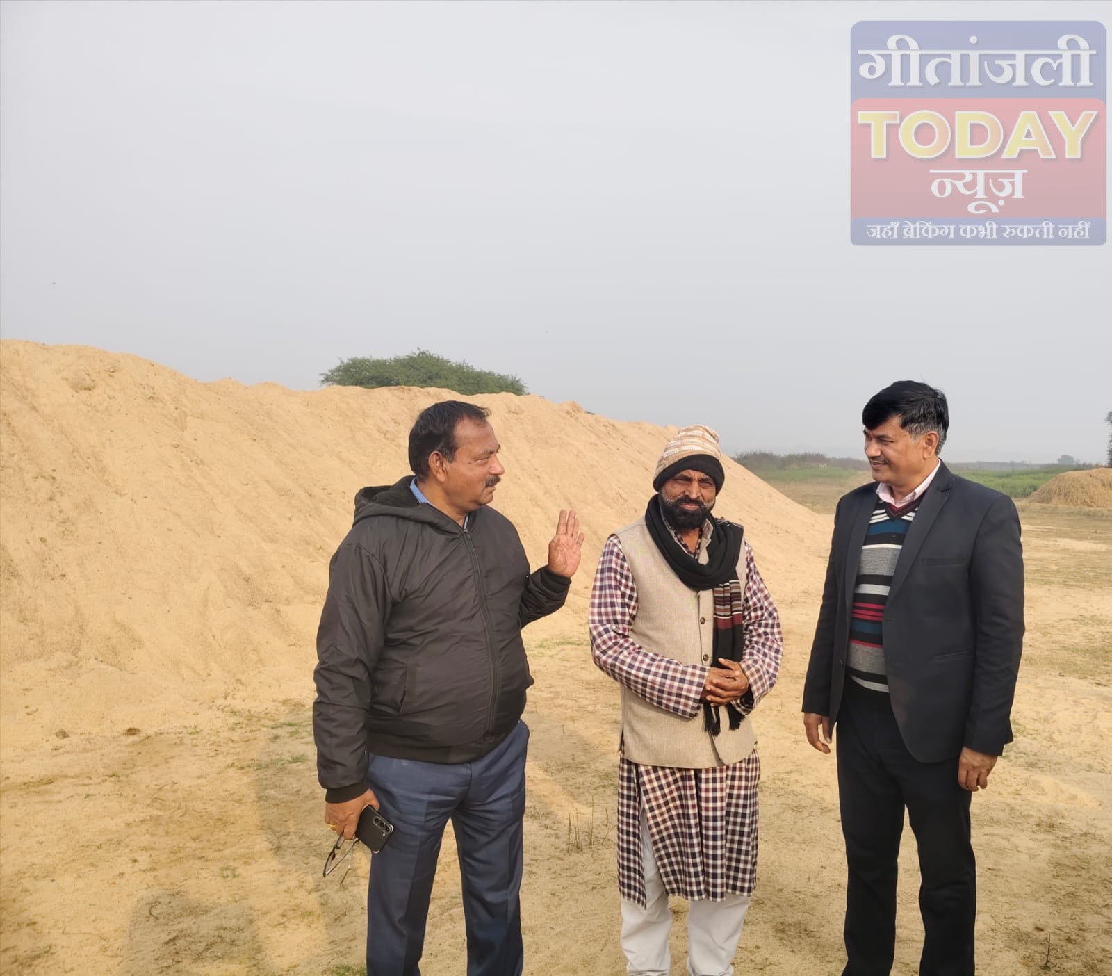 राणाडीह–मुखापी में अवैध बालू भंडारण पर प्रशासन की कड़ी कार्रवाई, दो स्टॉक जब्त