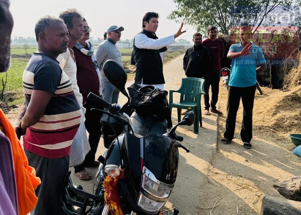 कांडी प्रखंड में प्रभात दुबे ने चलाया जनसंपर्क अभियान