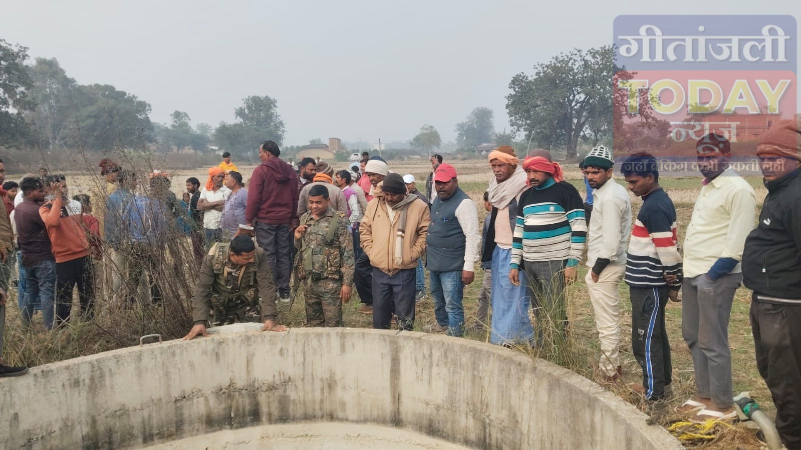 खेत की सिंचाई के दौरान कुएं में गिरने से किसान की मौत, गांव में शोक की लहर