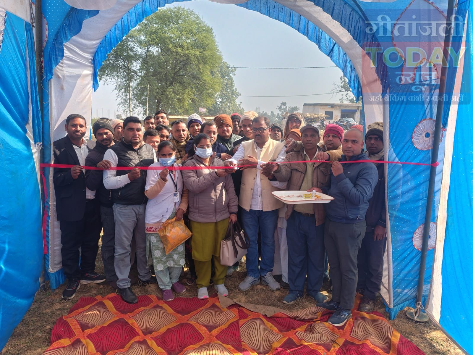 सगमा साप्ताहिक बाजार में प्रखंड स्तरीय एक दिवसीय स्वास्थ्य मेला आयोजित, सैकड़ों लोगों ने उठाया लाभ