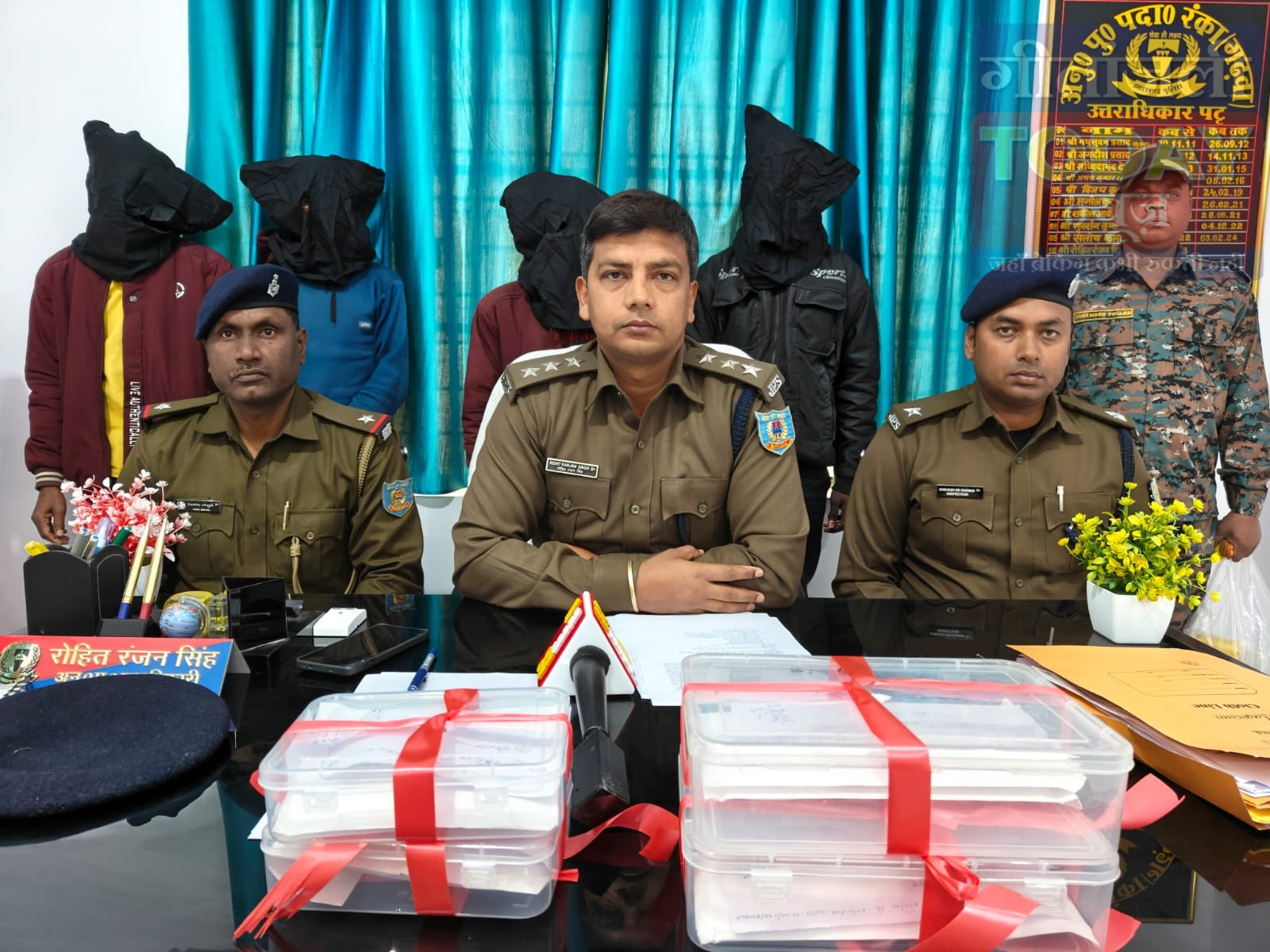 भंडरिया के रोदो गांव में हत्या का खुलासा, पुरानी रंजिश में युवक की गला दबाकर हत्या, चार गिरफ्तार