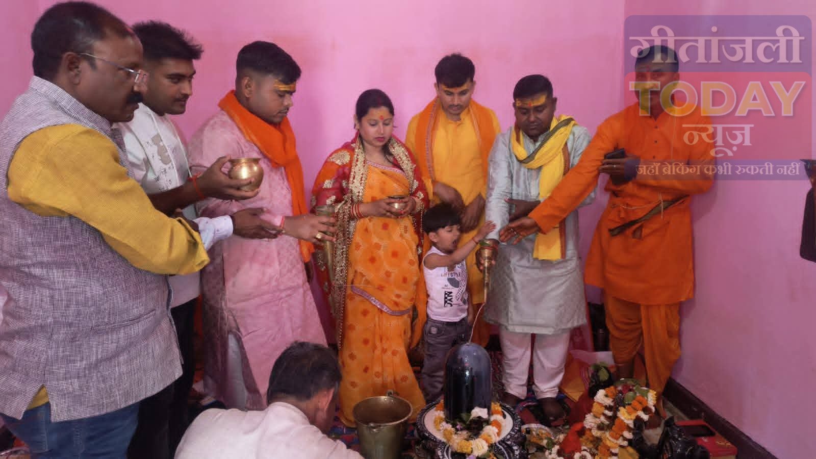 महाशिवरात्रि पर भक्तिमय हुआ केतार,थाना परिसर के मंदिर में हुई गणपति की स्थापना,उमड़ा जनसैलाब