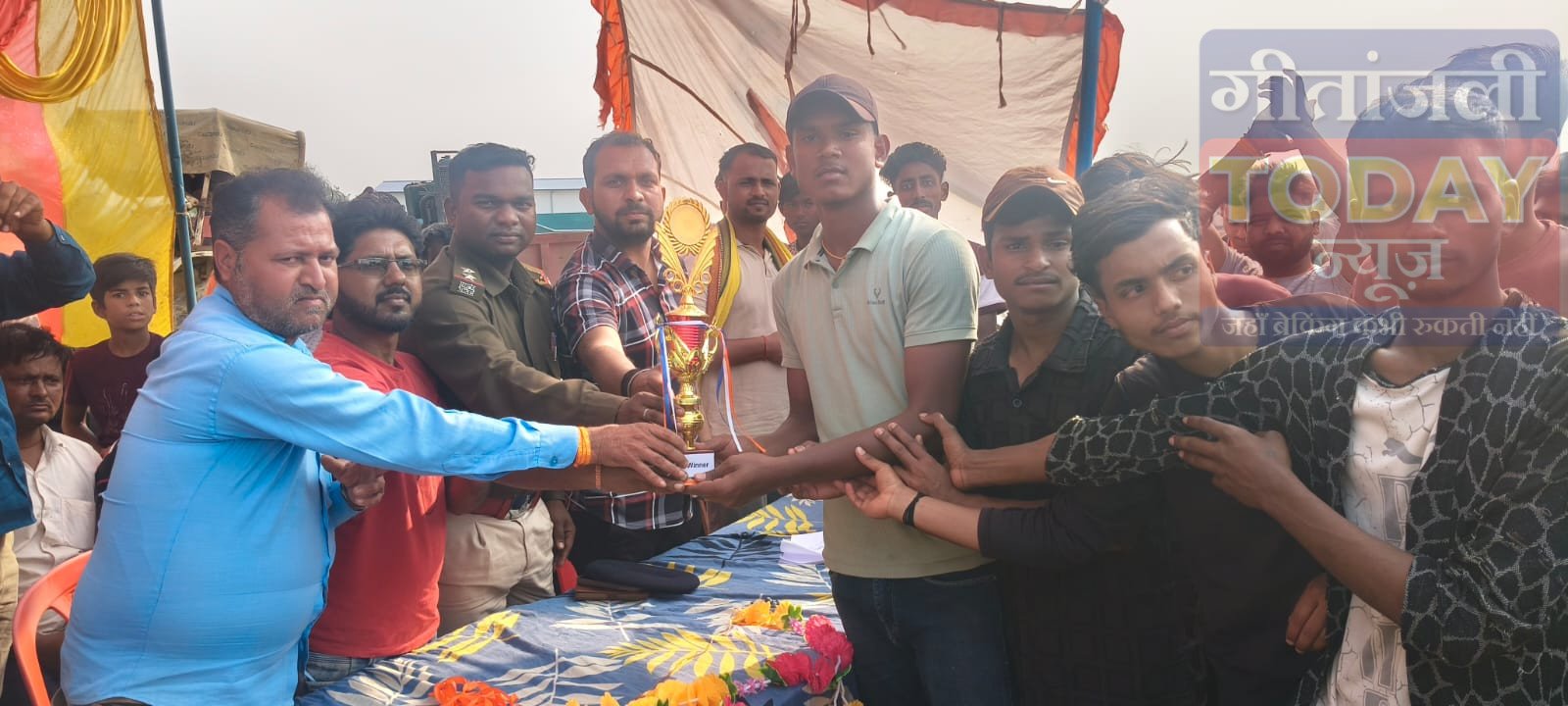 173 रन के लक्ष्य के साथ भेलवाखाड़ी ने जीता पंचायत स्तरीय क्रिकेट टूर्नामेंट