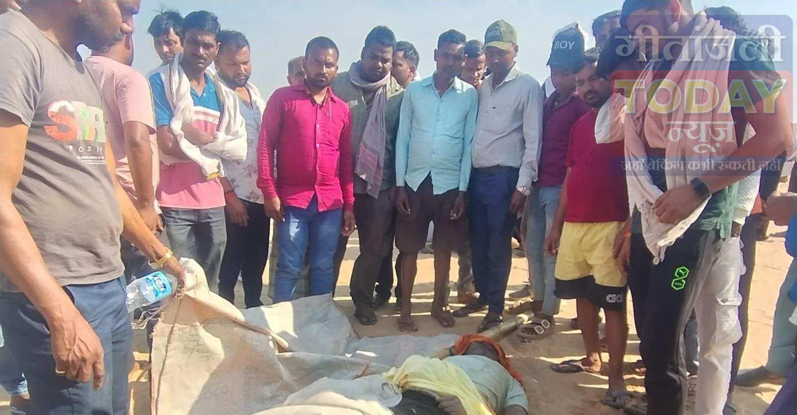 सोन नदी किनारे 36 वर्षीय युवक का शव बरामद, डूबने से मौत की आशंका