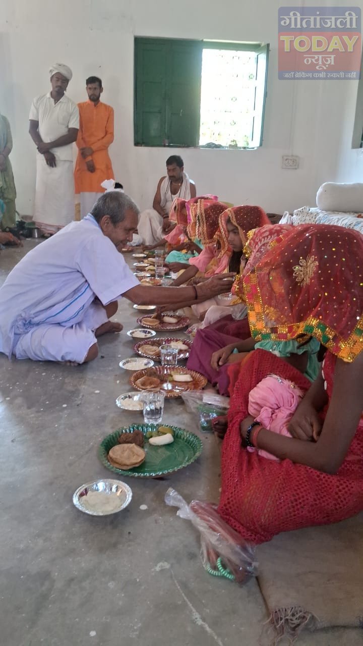 काली शक्ति पीठ मकरी कुटिया में नवरात्र अनुष्ठान का कन्या पूजन के साथ भव्य समापन