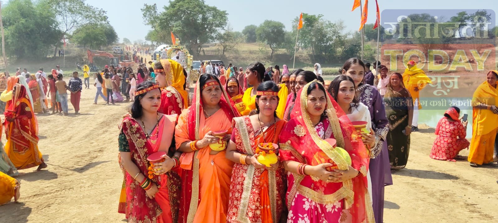 श्री लक्ष्मी नारायण महायज्ञ को लेकर निकली भव्य जलयात्रा, उमड़ी श्रद्धालुओं की भीड़