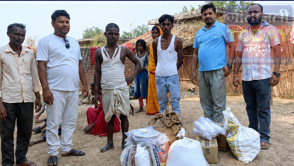 दुख की घड़ी में बने सहारा, प्रशांत गुप्ता ने असहाय परिवार का थामा हाथ