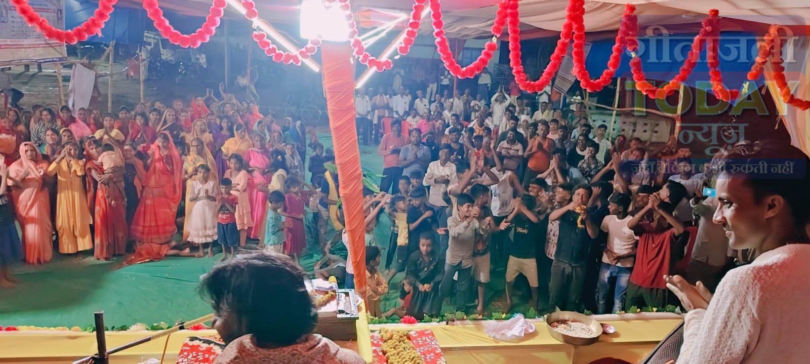 ताली में श्रीराम भक्ति की बही गंगा, महाराज सौरभ भारद्वाज का सेवा का संदेश