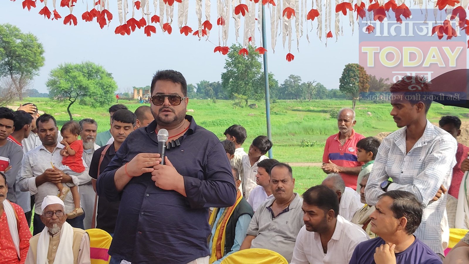 झामुमो मंच से दीपक प्रताप देव का तीखा प्रहार, भानु प्रताप साही और विधायक अनंत प्रताप देव पर लगाए गंभीर आरोप