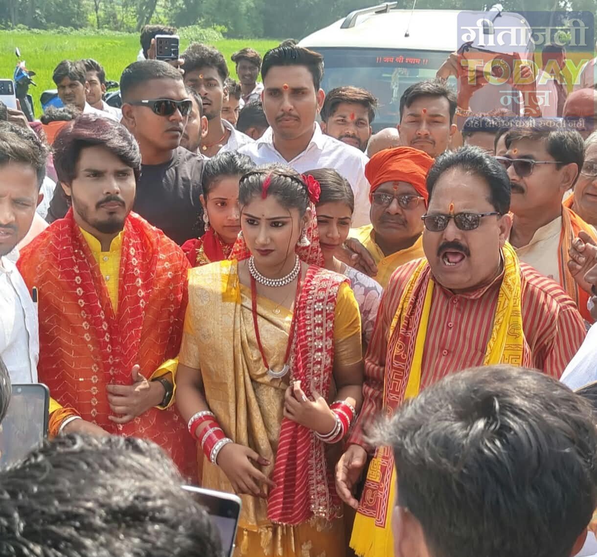शायर देवी धाम में भोजपुरी शूटिंग,भक्तों की उमड़ी भारी भीड़,देशभर में गूंजेगी मां की महिमा